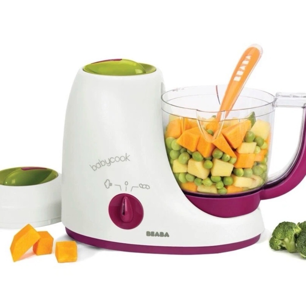 Beaba Babycook Classic New (No Box) Babyfood Streamer/Blender Spatula, Recipes
